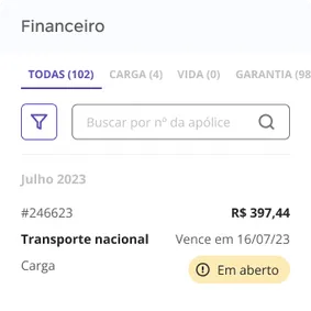 Contratação de seguro empresarial: na imagem, representação de um cliente acessando a plataforma de gestão de seguros na Mutuus Seguros para conferir o valor do prêmio mensal.