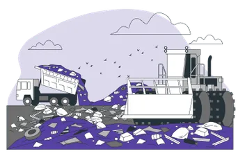 O que é seguro RC ambiental? Na imagem, representação de empresas que, ao causarem danos ambientais, podem acionar o seguro de responsabilidade civil ambiental para lidar com os custos envolvidos.