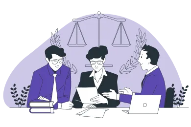 Qual a finalidade do Seguro Garantia Judicial? Na imagem, representação em desenho de um dono de empresa tentando entender o que é o Seguro Garantia em processo judicial e como funciona em processo trabalhista, cível e de execução fiscal.
