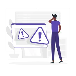 Qual a finalidade do Seguro Garantia Licitação? Na imagem, representação em desenho de um dono de empresa tentando entender o que é o Seguro Garantia Licitante, como funciona e os tipos de Seguro Garantia para Licitações: Seguro Garantia Bid Bond e Seguro Garantia Performance.