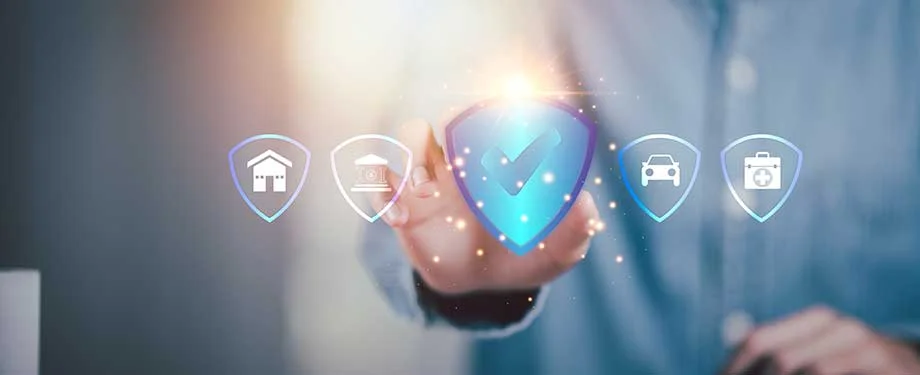 &Eacute; seguro contratar em seguradoras digitais? Na imagem, escudo representa seguros que podem ser contratados com seguradoras digitais que tenham boa reputa&ccedil;&atilde;o 
