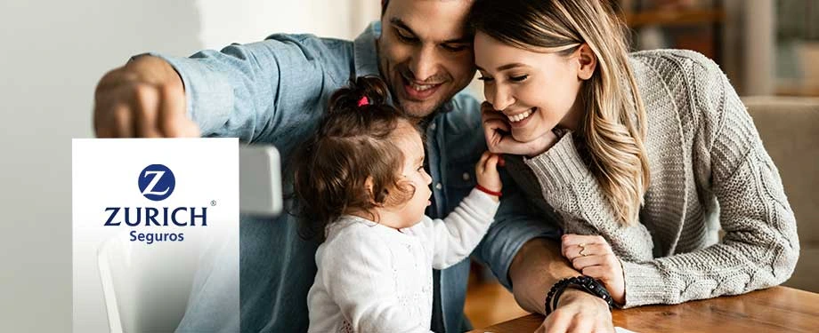 A Zurich Seguros é confiável? Na imagem, família feliz representa a proteção oferecida pelo Seguro Zurich