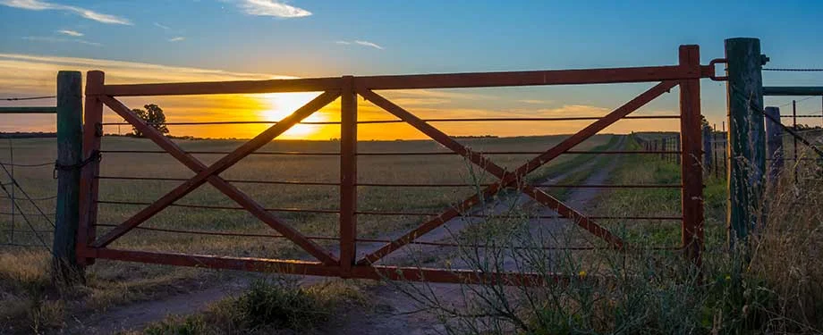 Como funciona o seguro porteira fechada? Na imagem, propriedade rural protegida pelo seguro porteira fechada 