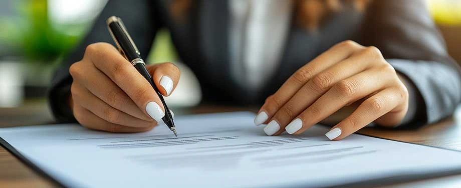 Por que é importante contratar o seguro RC profissional corretor de seguros? Na imagem, corretora de seguros trabalhando evidencia a importância do seguro para cobrir erros na prestação de serviços