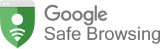 Logo do Google Safe Browsing, que garante a navegação segura do site da corretora de seguros Mutuus