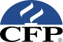 Logo da CFP, que certifica a corretora de seguros Mutuus como empresa habilitada