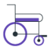 Cadeira de rodas representando seguro de vida em grupo por invalidez por acidente