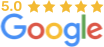 Logo da Google representando as 5 estrelas da Mutuus, corretor online de seguros